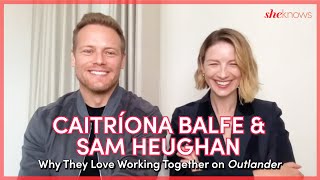 Caitríona Balfe amp Sam Heughan Talk Outlander Memories amp Why They Cant Wait for Balfe to Direct [upl. by Elsa564]