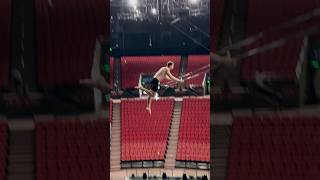 Triple somersault perfect executionthen why didnt you take it on gym acrobatics circus flip [upl. by Lellih99]