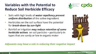 Adjuvant Application with PreEmergent Herbicides [upl. by Chic]