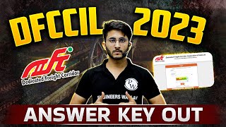 DFCCIL Answer Key 2023 Out  DFCCIL CBT 2 Answer Key [upl. by Edette584]