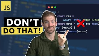 JavaScript Fetch API  One Mistake I ALWAYS MAKE [upl. by Ayekahs]