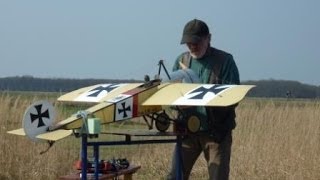 Jungfernflug einer Fokker E3 Maiden Flight [upl. by Orapma451]