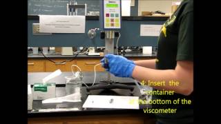 Viscosity of NonNewtonian Fluid Using Brookfield Rotational Viscometer [upl. by Adama]