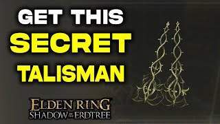 Secret Talisman RETALIATORY CROSSEDTREE Talisman Location  Elden Ring Shadow of the Erdtree DLC [upl. by Suaeddaht]