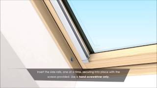 Skylight Roof Blinds Fitting Video [upl. by Kcirddot]