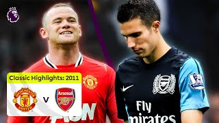 Manchester United 82 Arsenal  Full Premier League Highlights  201112 [upl. by Care]