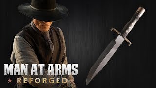 Man in Blacks Bowie Knife  Westworld  MAN AT ARMS REFORGED [upl. by Noyerb]