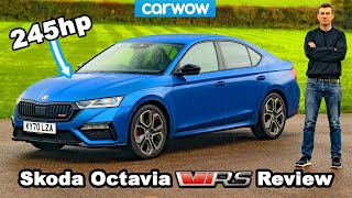 Skoda Octavia vRS review  better than a Golf GTI [upl. by Greff219]