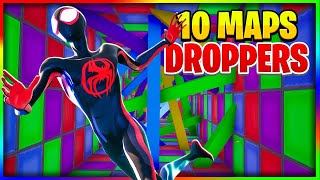 🥵best 10 DROPPER maps in Fortnite Chapter 4  DROPPER Fortnite Code🥶 [upl. by Llenra992]