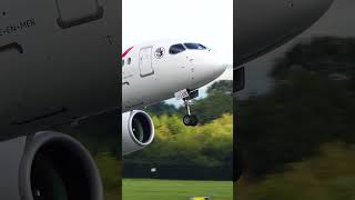 Airbus A220 Super TAKEOFF ✈️ [upl. by Mason390]