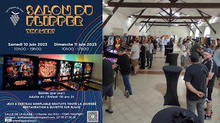 Le premier salon du flipper de THOMERY les 10 et 11 juin 2023 [upl. by Eniala]