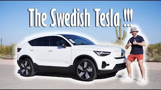 2023 Volvo C40 Recharge Pure Electric FULL REVIEW  SELL YOUR TESLA MODEL 3 TODAY   4K [upl. by Mailand]