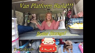 Van Life Functional Platform BUILD [upl. by Martijn]