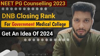 neet pg 2023 cut off  DNB cut off neet pg 2023  neet pg 2023 closing rank [upl. by Odnalro]