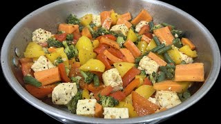 तली हुई सब्ज़ियाँ पकाने की विधिIStir Fry Vegetables RecipeIWeight Loss ICulinary Stories By Vishakha [upl. by Tipton]