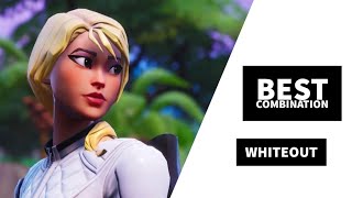 Best Combos  Whiteout  Fortnite Skin Review [upl. by Annair]