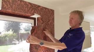 How to Hang Wallpaper Around Windows and Doors the Professional Way [upl. by Calendra]