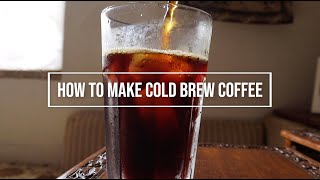 How to make cold brew coffeeand what ratios you can use [upl. by Sadler]