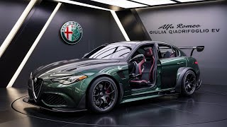 Alfa Romeo Electrified 2025 Giulia Quadrifoglio  Design Power amp Future of Italian Performance [upl. by Mic]