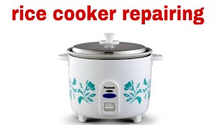 how to make rice cooker repairing [upl. by Mendez]