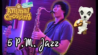 Animal Crossing New Horizons 5 PM Jazz Cover [upl. by Ahcim]