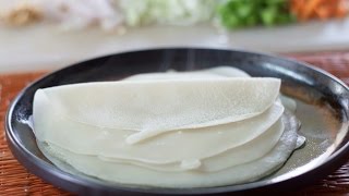 How to make spring Rolls wrappers or sheets quick and easy way [upl. by Anayaran982]