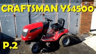 Craftsman YS4500 Deck Removal amp Carb Clean Part 2 [upl. by Yevreh560]