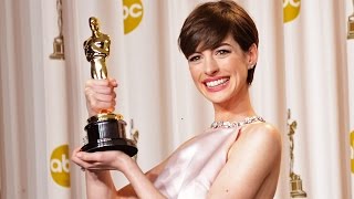 Anne Hathaway Confesses to Faking Happiness When She Won Her Oscar [upl. by Ellevehc577]