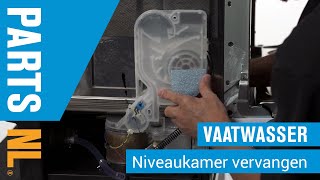 Niveaukamer vervangen van vaatwasser PartsNL uitleg [upl. by Maitland264]