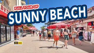 SUNNY BEACH  Full tour of Sunny Beach Bulgaria The new Benidorm [upl. by Akla]