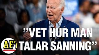 Joe Bidens första ord om debatten mot Donald Trump [upl. by Ashlee]