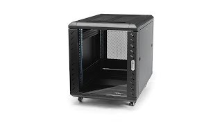 12U KnockDown Server Rack Cabinet with Casters  RK1236BKF  StarTechcom [upl. by Kelley158]