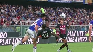 Rafael Leao red card vs Sampdoria  Sampdoria vs AC Milan 12 HD [upl. by Annadiana]