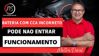 DICA 149 BATERIA COM CCA INCORRETO PODE NÃO ENTRAR EM FUNCIONAMENTO [upl. by Ambert875]