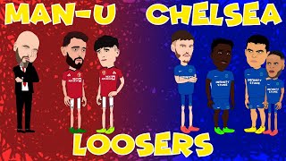 Chelsea🔵 And Manchester United🔴 Lose For The Umpteenth Time 😂🤪⚽🎄 [upl. by Ordisy514]