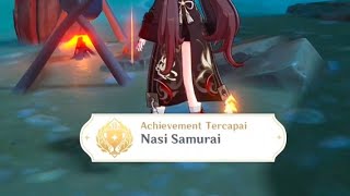 Hidden Achievement Nasi Samurai  Gourmet Supremos Makna Terpenting Dalam Memasak Genshin Impact [upl. by Fabian395]