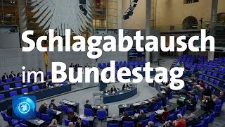 Bundestag Weidel und Merkel liefern sich Schlagabtausch bei Generaldebatte [upl. by Dnalor748]