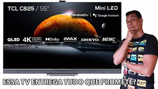 TCL C825 IMAGEM CALIBRAÇÃO EM TV ABERTA STEREAMING E BLURAY [upl. by Oilcareh330]