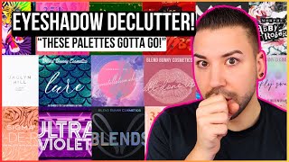 Decluttering My Eyeshadow Palettes  How To Organize amp Simplify Your Makeup Collection [upl. by Lain69]