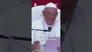 quotSejam surfistas do amorquot Papa Francisco despedese de Lisboa [upl. by Apgar]