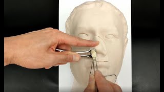 Medical training manikin Anterior Nasal Packing and Foreign body removal [upl. by Yelyr]