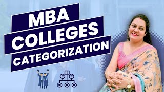 MBA Colleges Categorization  How to Choose the Right MBA College mba [upl. by Annait]