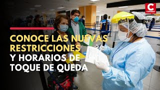 Coronavirus en Perú Nuevas restricciones y toque de queda en cada región según su nivel de alerta [upl. by Tound]