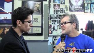 Freddie Roach quotNick Diaz I dont know you but your toughquot [upl. by Oyr]