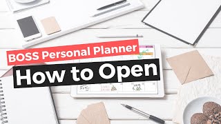 BOSS Personal Planner  How To Open With GoodNotes [upl. by Amador]