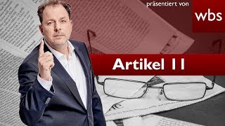 Artikel 11  Mindestens genau so schlimm wie Artikel 13  Rechtsanwalt Christian Solmecke [upl. by Bennie]