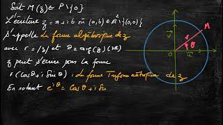 8 forme exponentielle dun complexe non nul BAC FACILE [upl. by Hannibal]