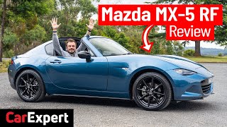 2017 Mazda MX5 Miata RF retractable hardtop roof demo [upl. by Jauch]