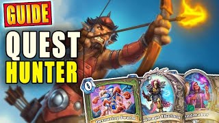 Quest Hunter Deck Guide Deck is actually super good United in Stormwind Hearthstone [upl. by Eddana]