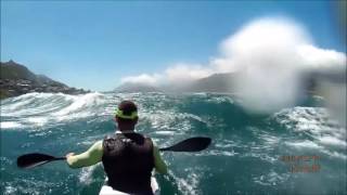 Surfski Downwind extreme teezer [upl. by Nelleeus]